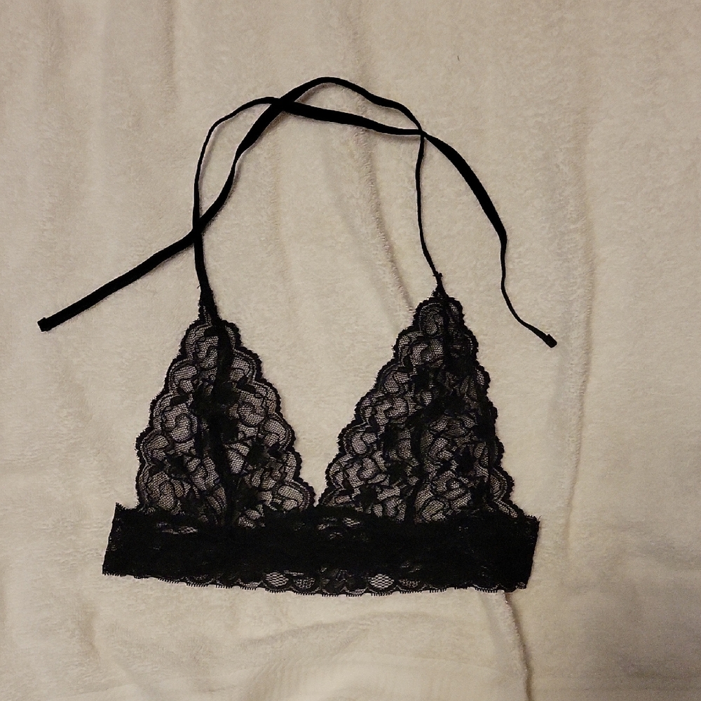 Elegant Black Lace Bralette